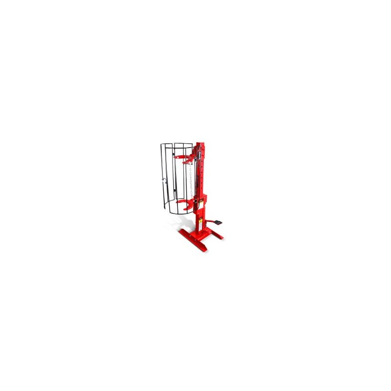 Opresor de resortes hidráulico vertical fijo 1 ton
