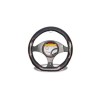 Cubrevolante de Piel Negro Forma D