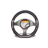 Cubrevolante de Piel Negro Forma D