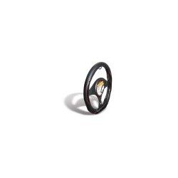 Cubrevolante de Piel Negro Forma D
