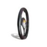 Cubrevolante de Piel Negro Forma D