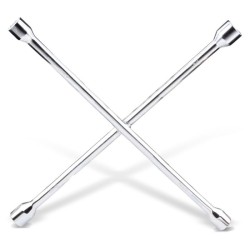 Llave de cruz cromada 20” (13/16” - 3/4” - 17mm - 7/8”)